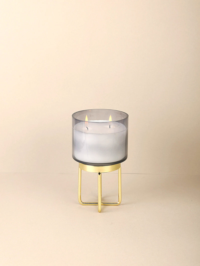 Smoke Footed Scented Candle