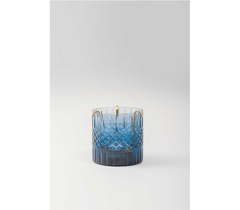 Royal Cut - Glass Hurricane | Scented Candle | Sapphire
