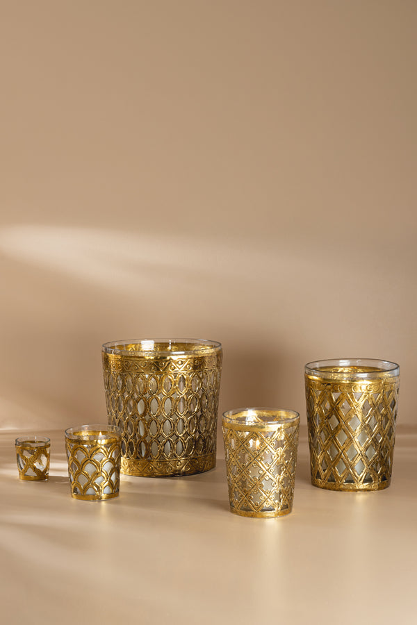 Heritage Hurricane Set of 5 | Scented Candle