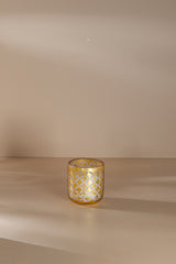 Gilded U-shaped Glass | Gold | Scented Candle