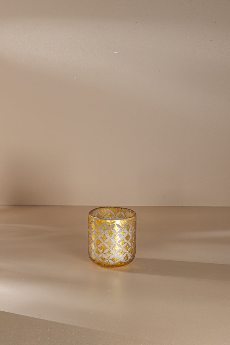 Gilded U-shaped Glass | Gold | Scented Candle