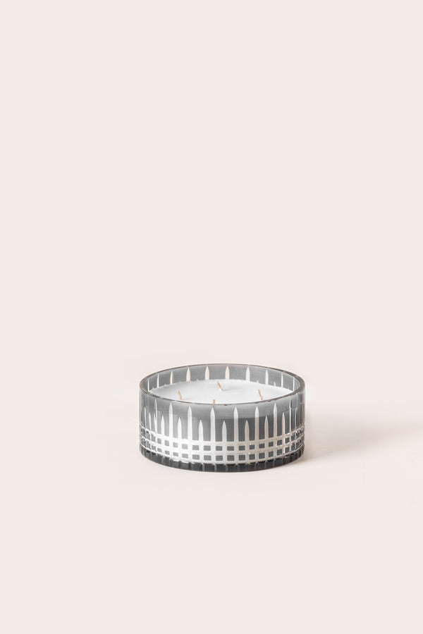 Royal Multi-wicked Flat Bowl Smoke | Scented Candle