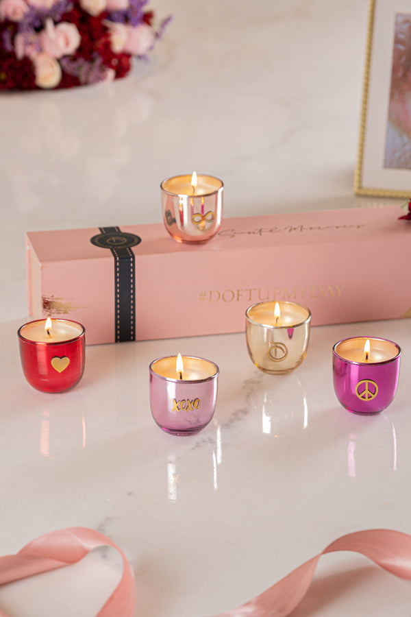 5 Shades of Love | Scented Candles | Set of 5