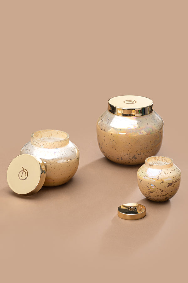 Earthy Glow | Gold | Scented Candle