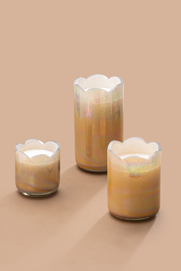 Sacred Lotus | White & Gold | Scented Candle
