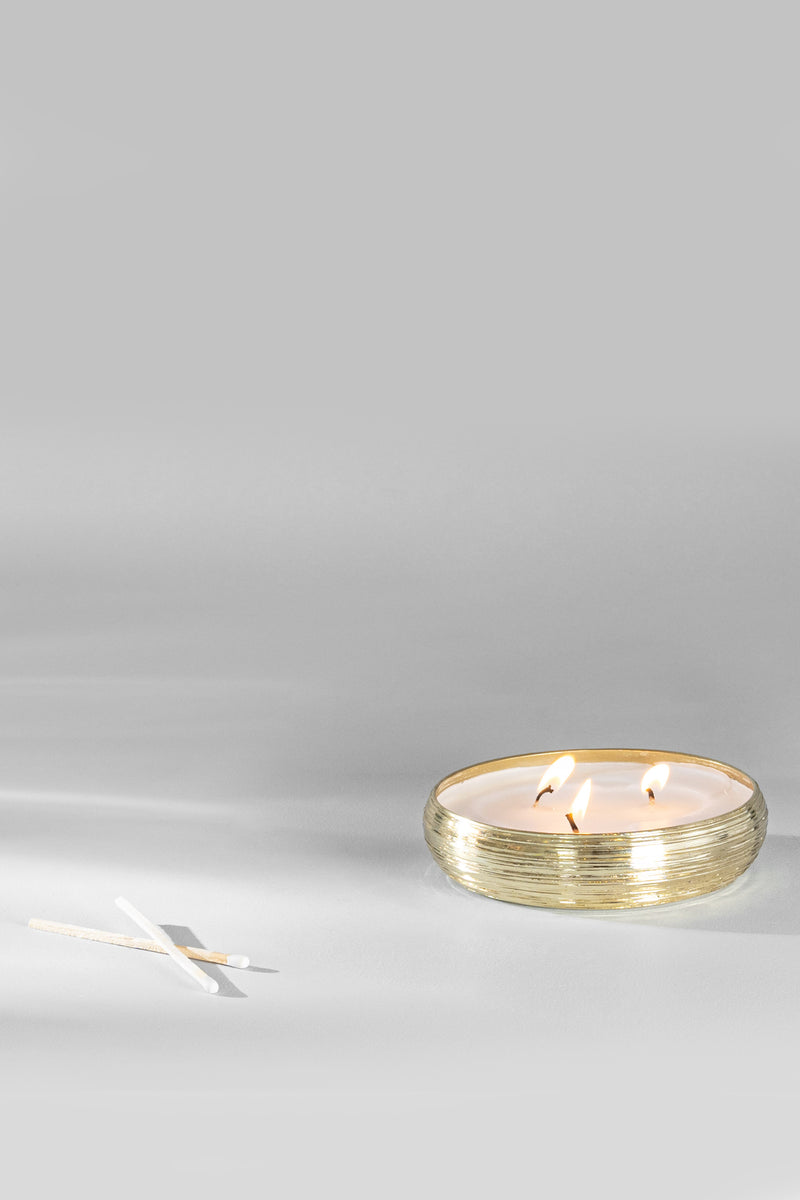 Jali | Gold Tray | Scented Candle