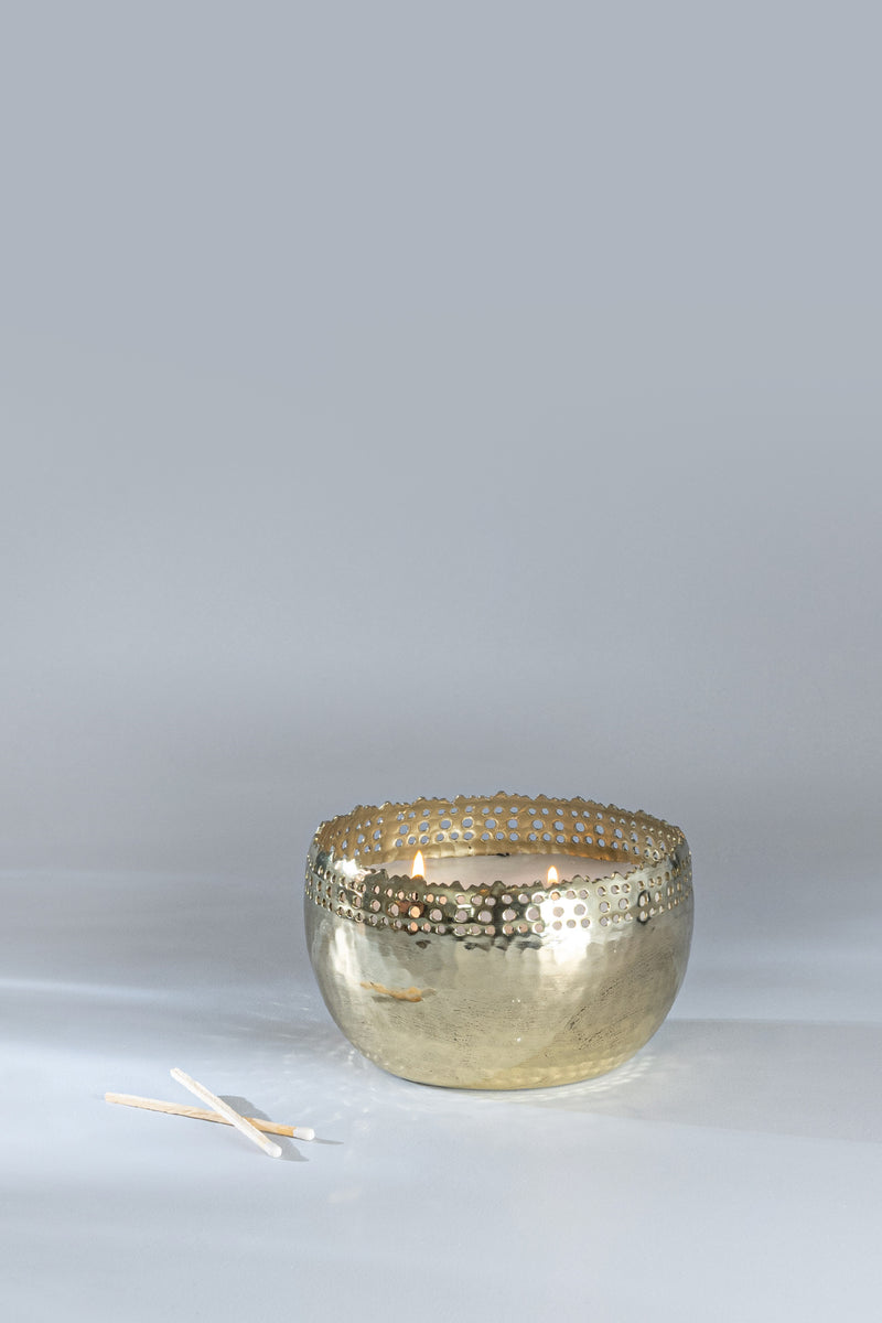 Jali | Gold Cutting | Scented Candle