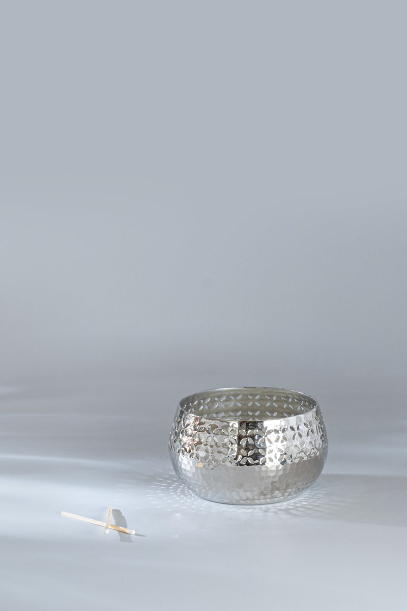 Jali | Silver Cutting | Scented Candle