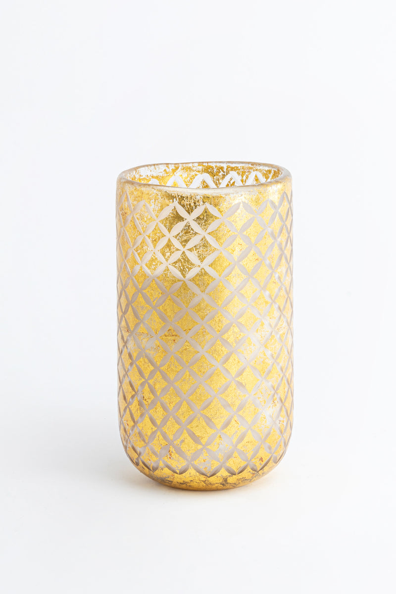 Gilded U-shaped Glass | Gold | Scented Candle
