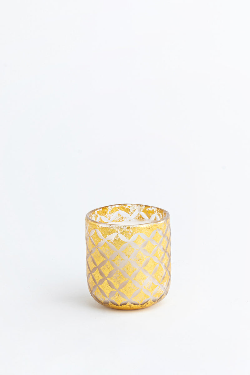 Gilded U-shaped Glass | Gold | Scented Candle