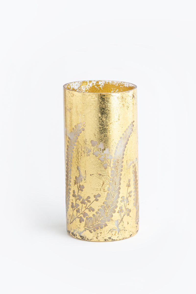 Gilded Fleurette | Gold Cylinder | Scented Candle