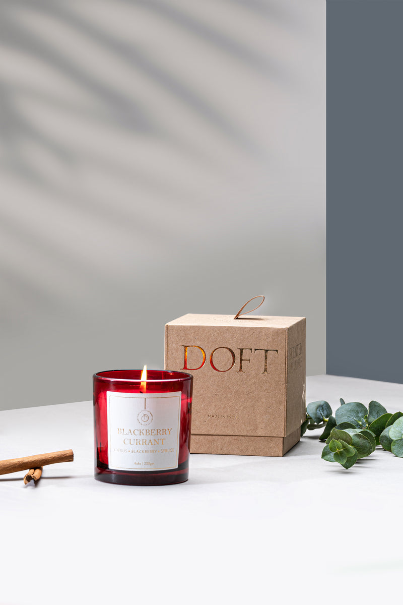 Blackberry Currant Jar Candle | Ruby | Scented Candle