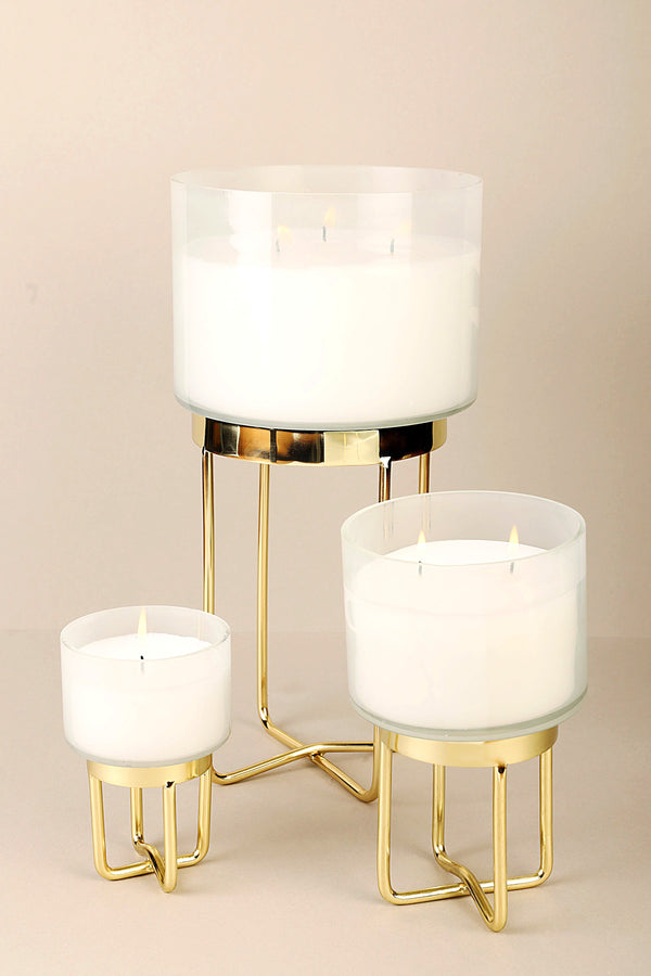 Milky Footed Scented Candle