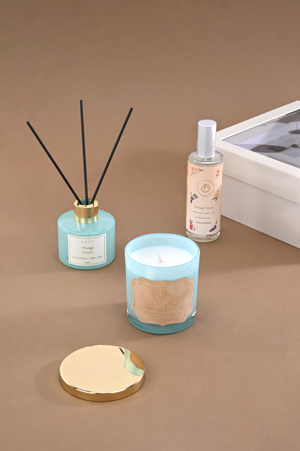 Fragrant Oasis Gift Set | Orange Cassis | Scented Candle