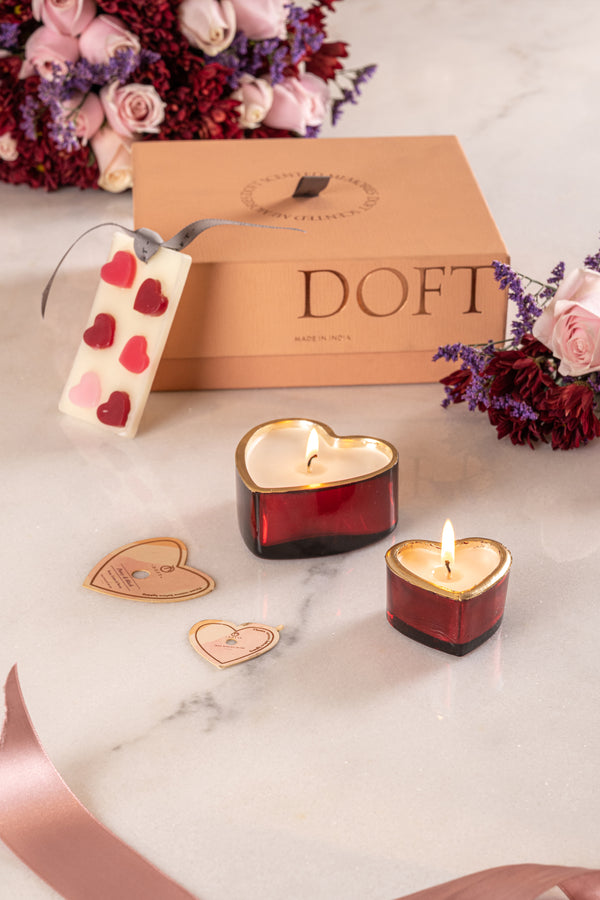 Red Sweetheart Trio | Scented Candles