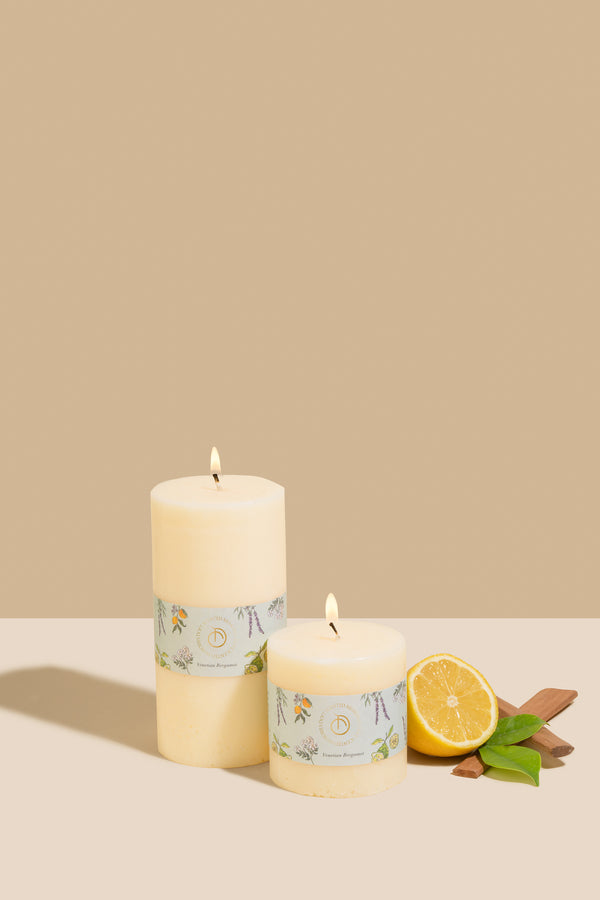 Venetian Bergamot Pillar Candle