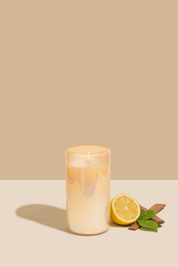Scented Lustre Cylinder Candle | Venetian Bergamot