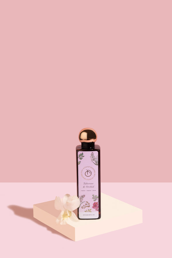 Scented Diffuser Refill Oil | Tuberose & Orchid