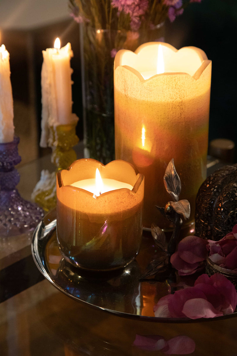 Sacred Lotus | White & Gold | Scented Candle