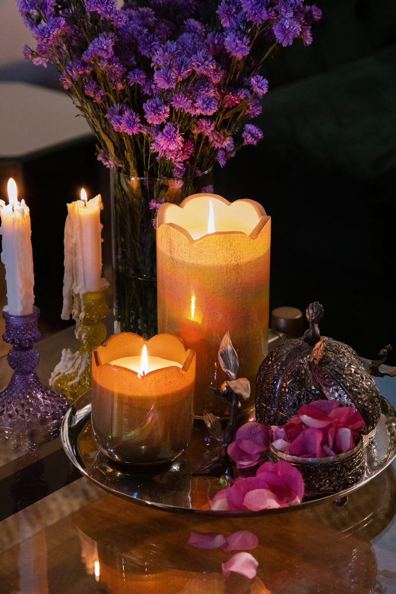 Sacred Lotus | Orange & Moss | Scented Candle