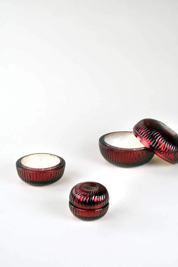 Macaron Jar | Red | Scented Candle