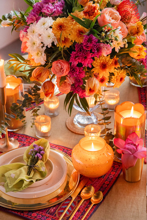 Earthy Glow | Gold | Scented Candle