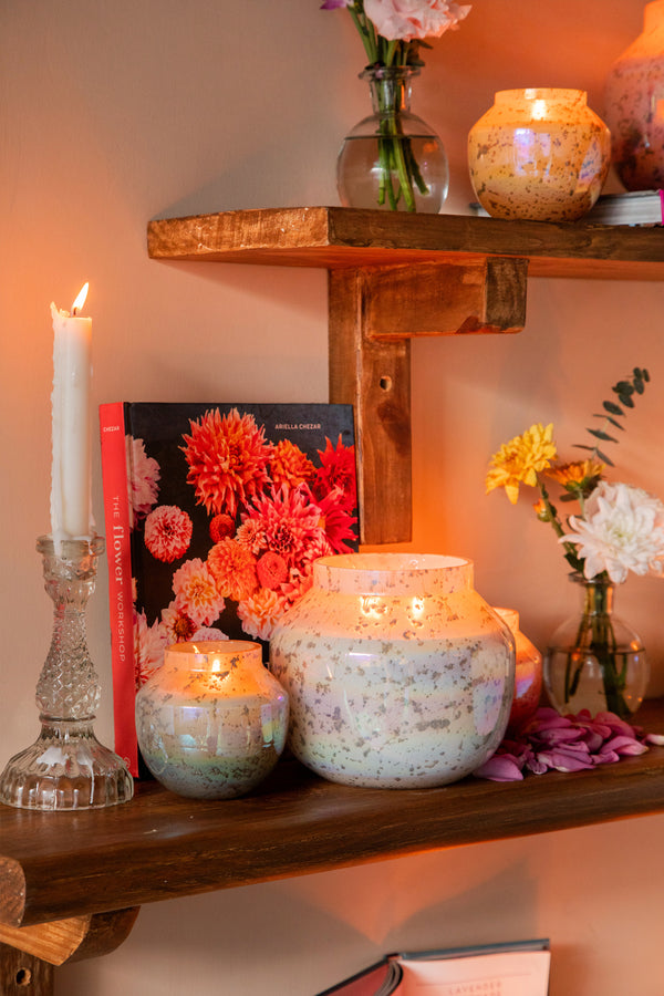 Earthy Glow | Blue | Scented Candle