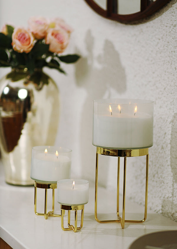 Milky Footed Scented Candle