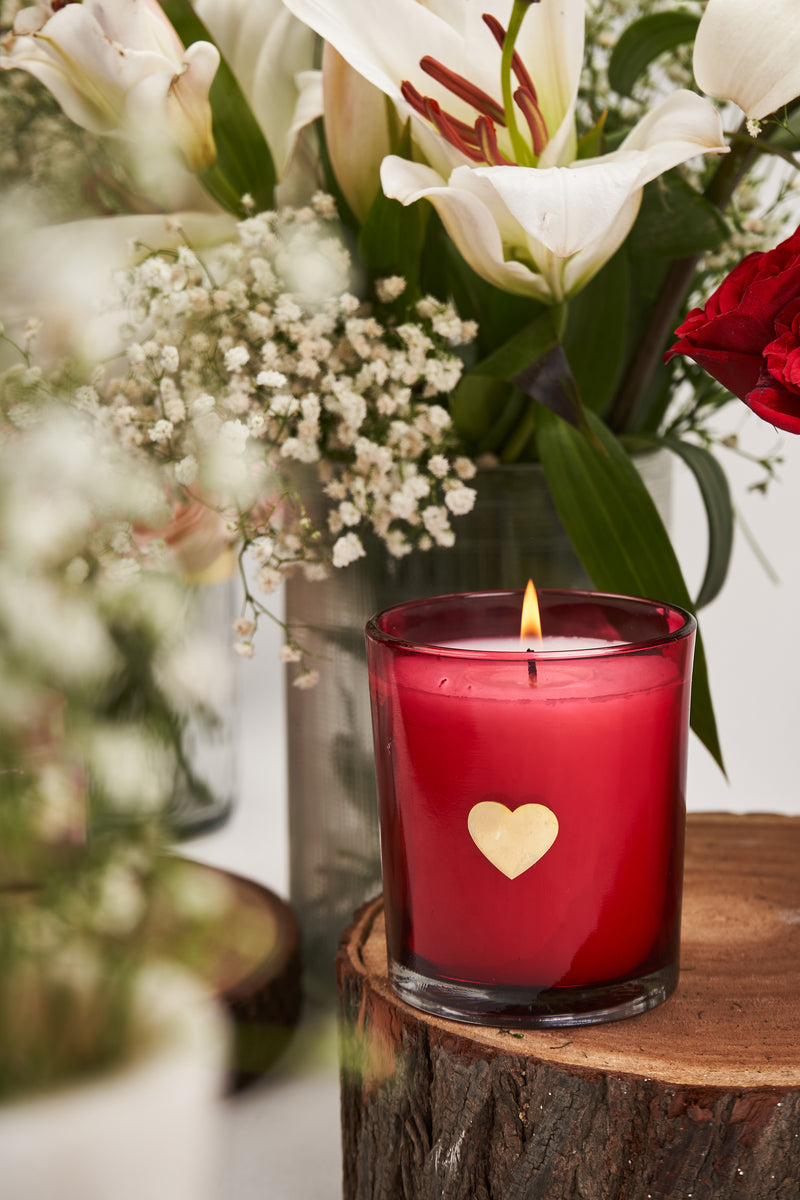 Red Heart Votive | Scented Candle