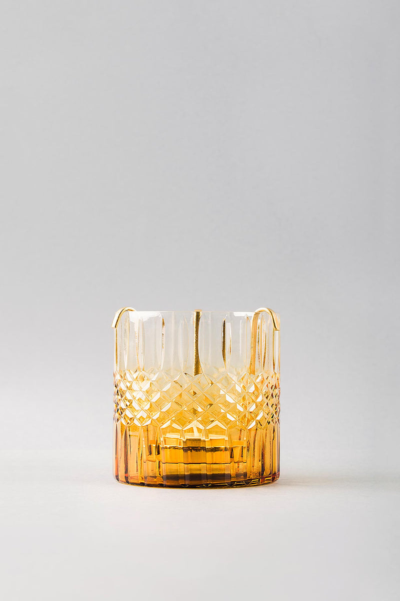Royal Cut - Glass Hurricane | Scented Candle | Amber