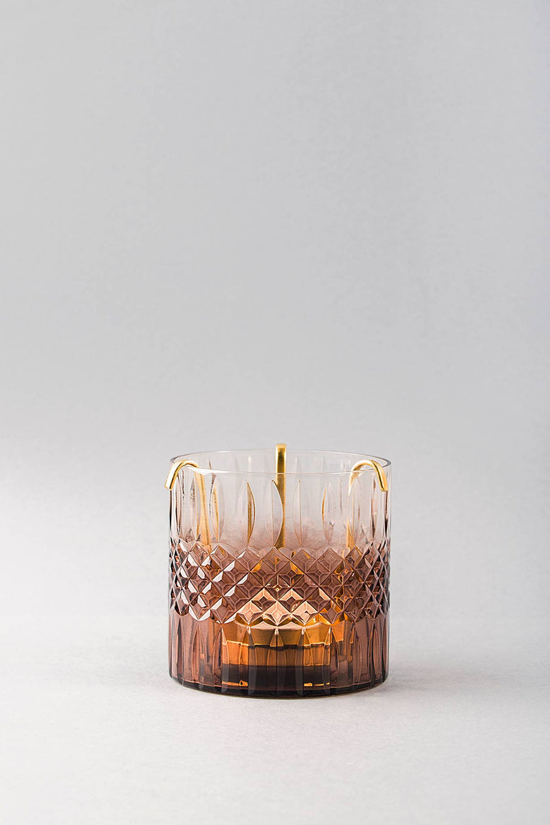 Royal Cut - Glass Hurricane | Scented Candle | Onyx