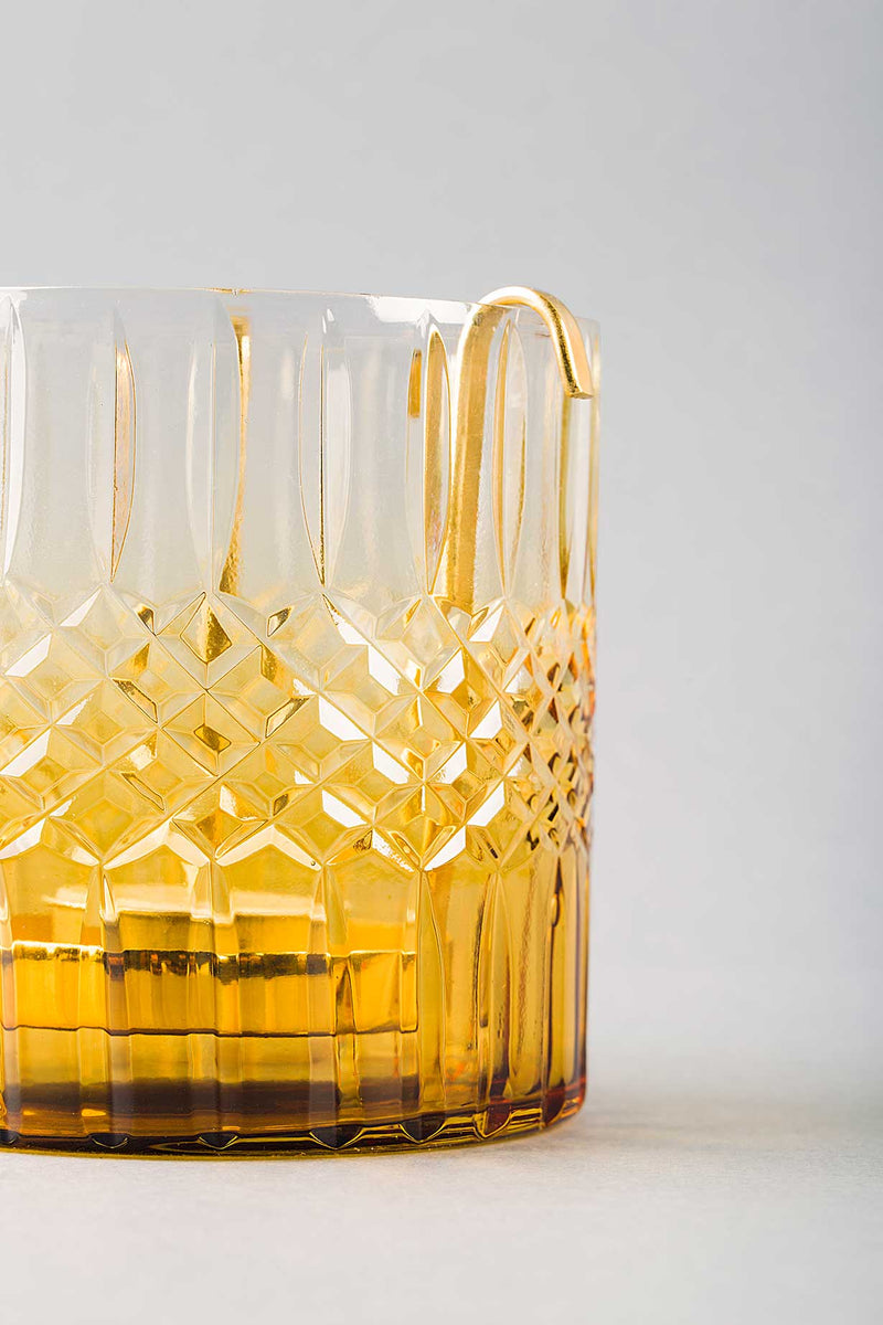 Royal Cut - Glass Hurricane | Scented Candle | Amber