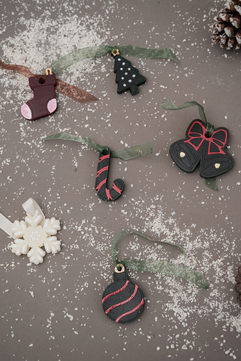 Woodland Muse Mini Wax Tablet Ornaments | Perfume Infused Wax Tablets | Set of 6